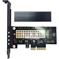 Los mejores  - glotrends Adaptador PCIE a M.2 con disipador térmico para PC de Escritorio- PCIE GEN3 Full Speed (PA09-HS)